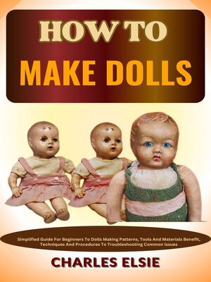 cover image of HOW TO MAKE DOLLS